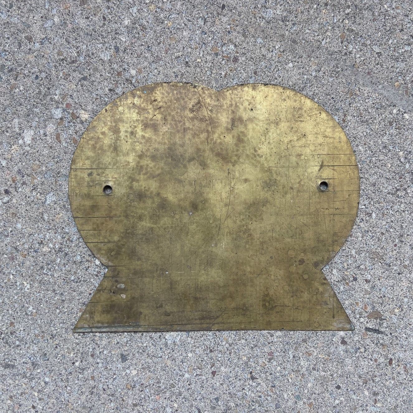 1919 Utica New York License Plate Topper Auto Tag Brass Car Badge Motor Club Automobile