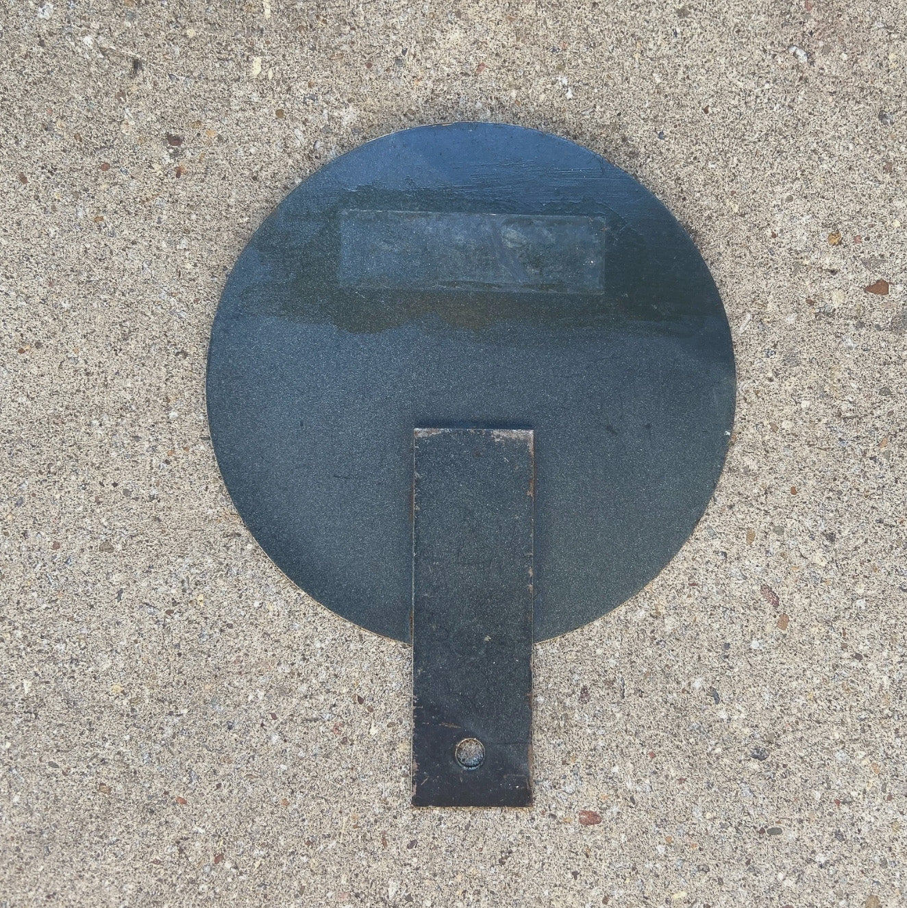 1950 Era National Castings Steel Indiana License Plate Topper Auto Tag Smitties Indianapolis