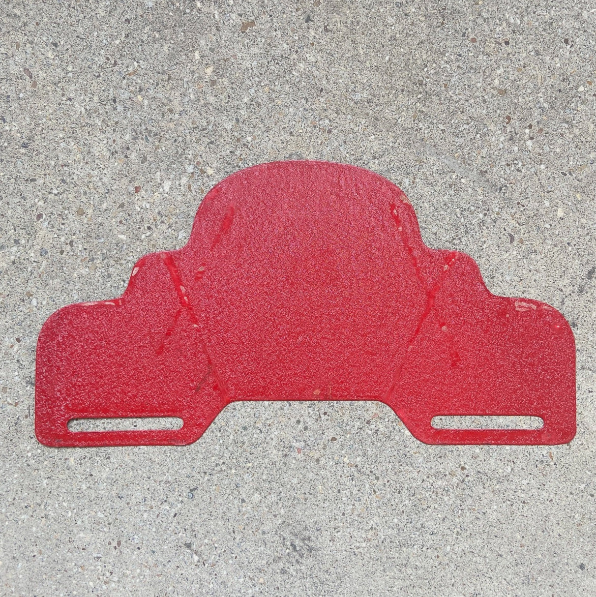 1960 Era Lake Mills Wisconsin License Plate Topper Auto Tag Lakelands Madison Milwaukee Wisc