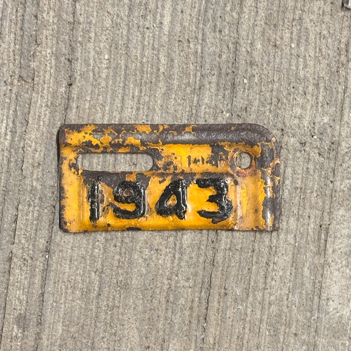 1943 Maryland Registration Tab License Plate Auto Tag 231456