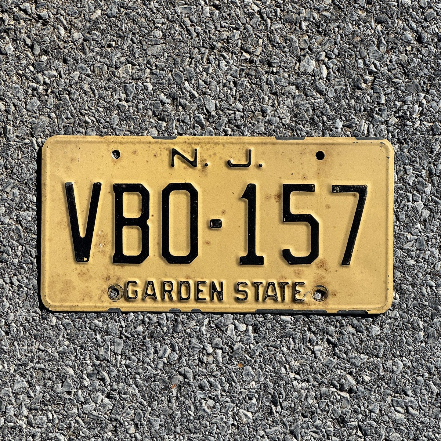 Photo of a 1959 New Jersey License Plate Auto Tag 2 Garage Decor VB0 157