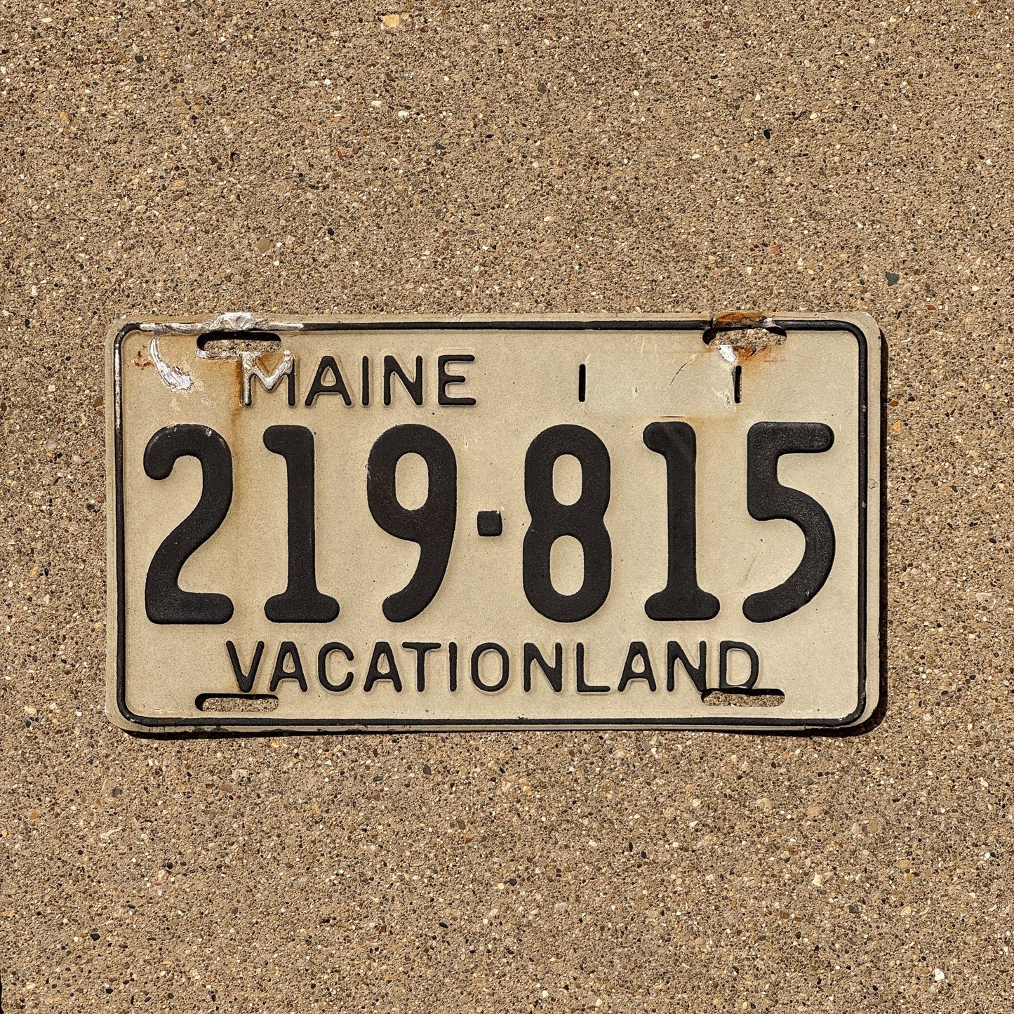 Photo of a 1962 Maine License Plate Auto Tag Garage Decor Vintage 219 815