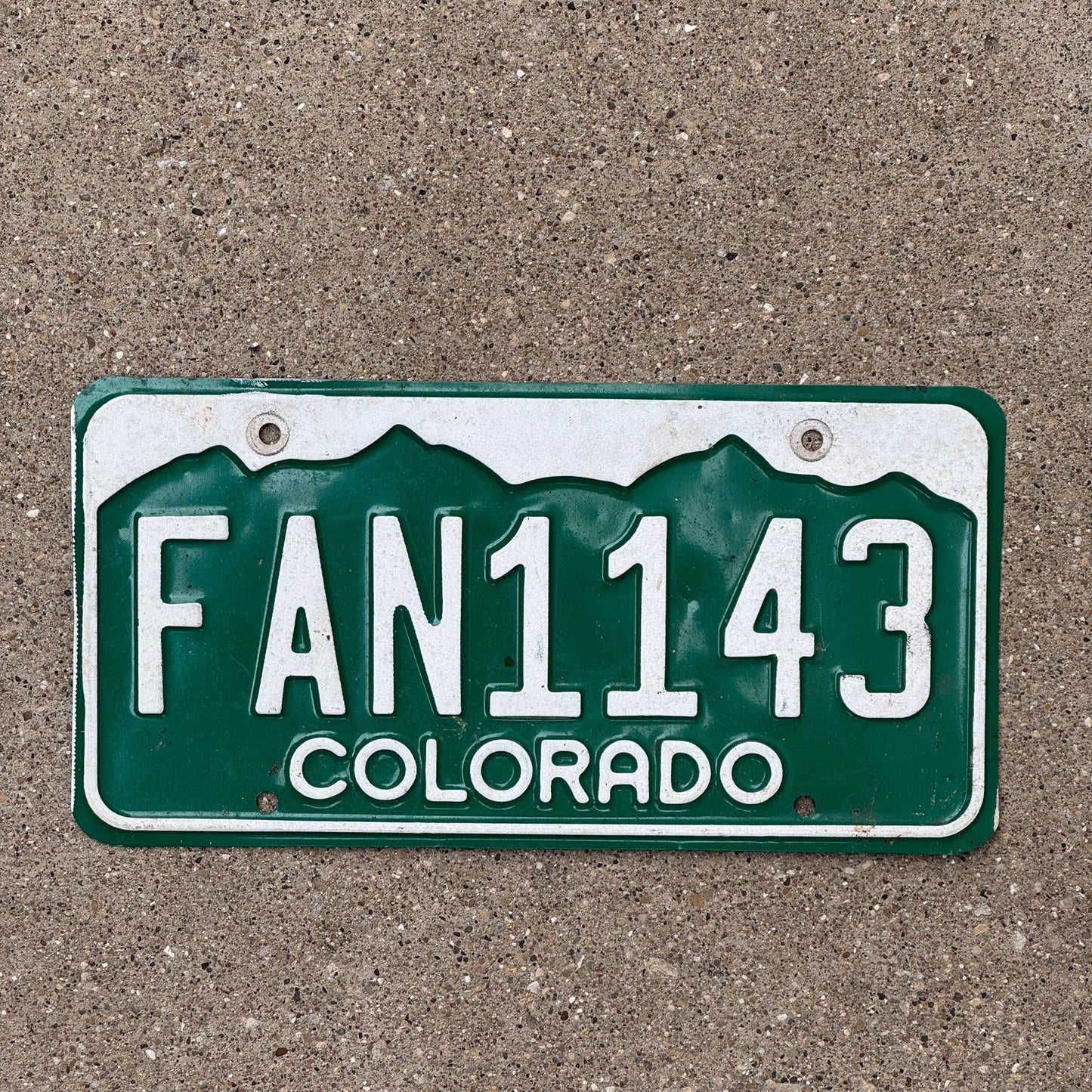 Photo of a 1977 Colorado License Plate Auto Tag Garage Decor Vintage Sports FAN 1143