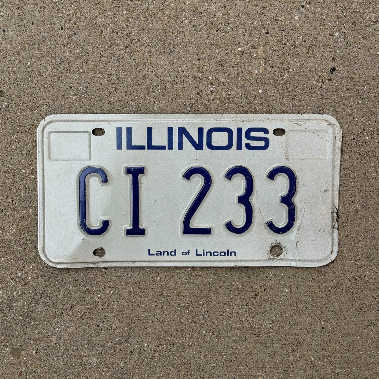 Photo of a 1979 Illinois License Plate Auto Tag Garage Decor Vintage CI 233