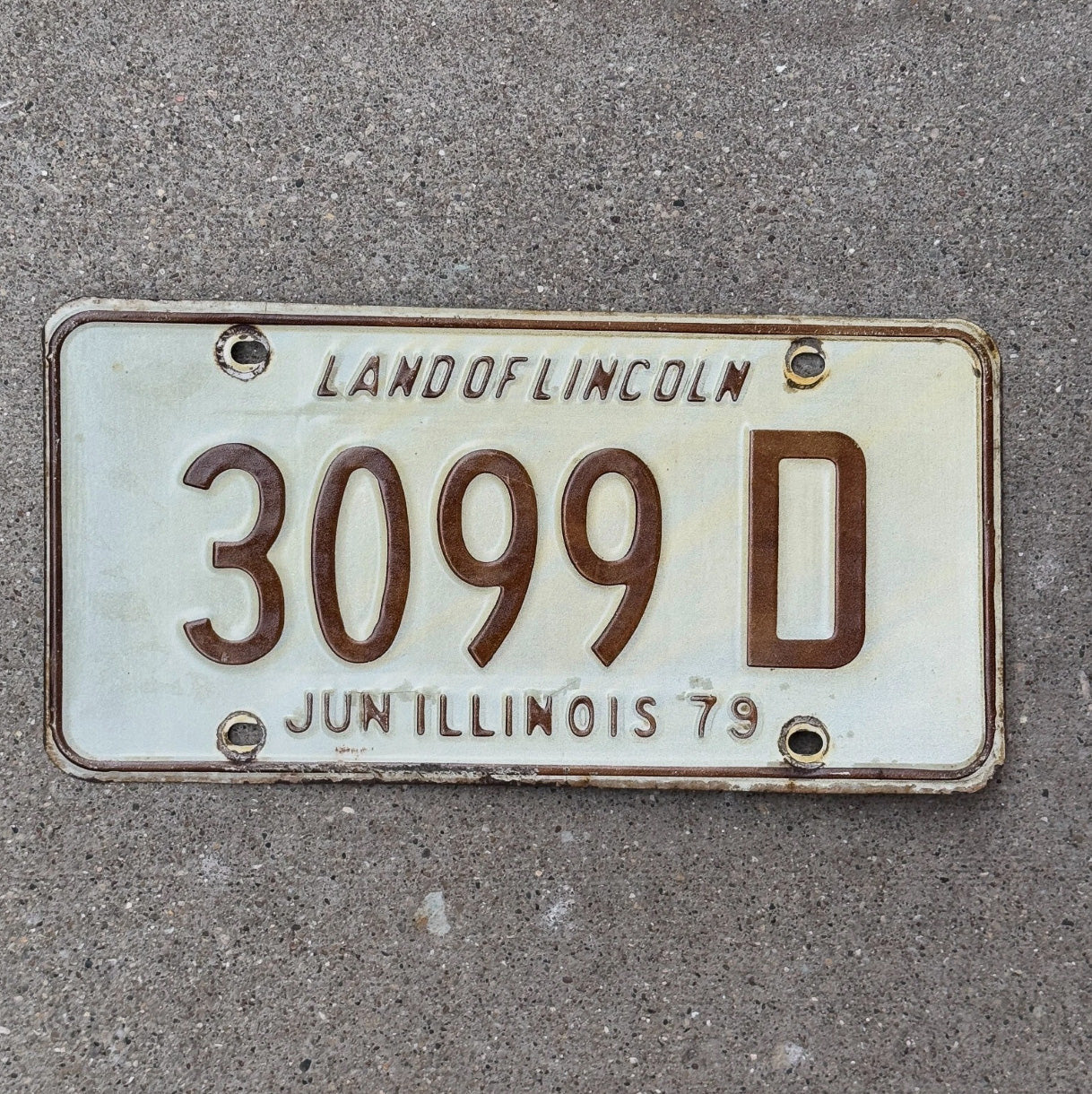 Photo of a 1979 Illinois TRUCK License Plate Auto Tag Garage Decor Vintage License Plate Auto Tag 2 Garage Decor 3099 D