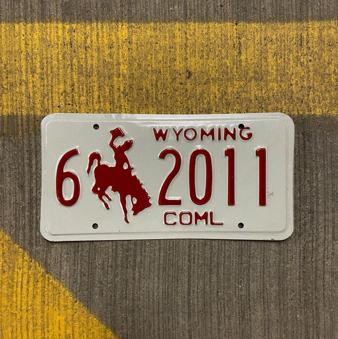 Photo of a 1988 Wyoming Truck License Plate Auto Tag Garage Decor Vintage Carbon Birth Year 6 2011