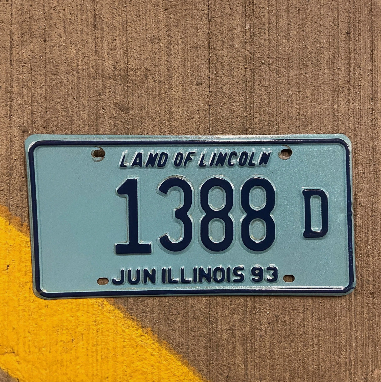 Photo of a 1993 Illinois TRUCK License Plate Auto Tag Garage Decor Vintage License Plate Garage Auto Tag Garage Decor D Truck 1388 D