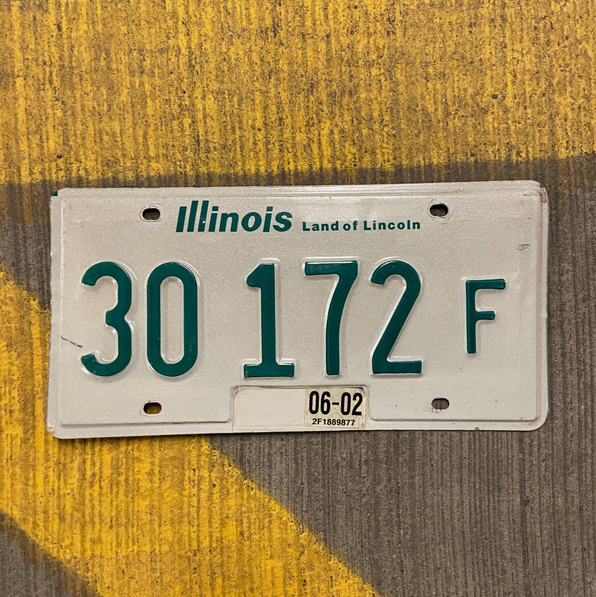Photo of a 1995 Illinois TRUCK License Plate Auto Tag Garage Decor Vintage License Plate Garage Auto Decor F Truck 30172 F