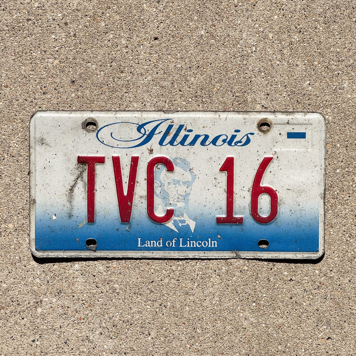 Photo of a 2001 Illinois VANITY License Plate Auto Tag Garage Decor Vintage TVC 16