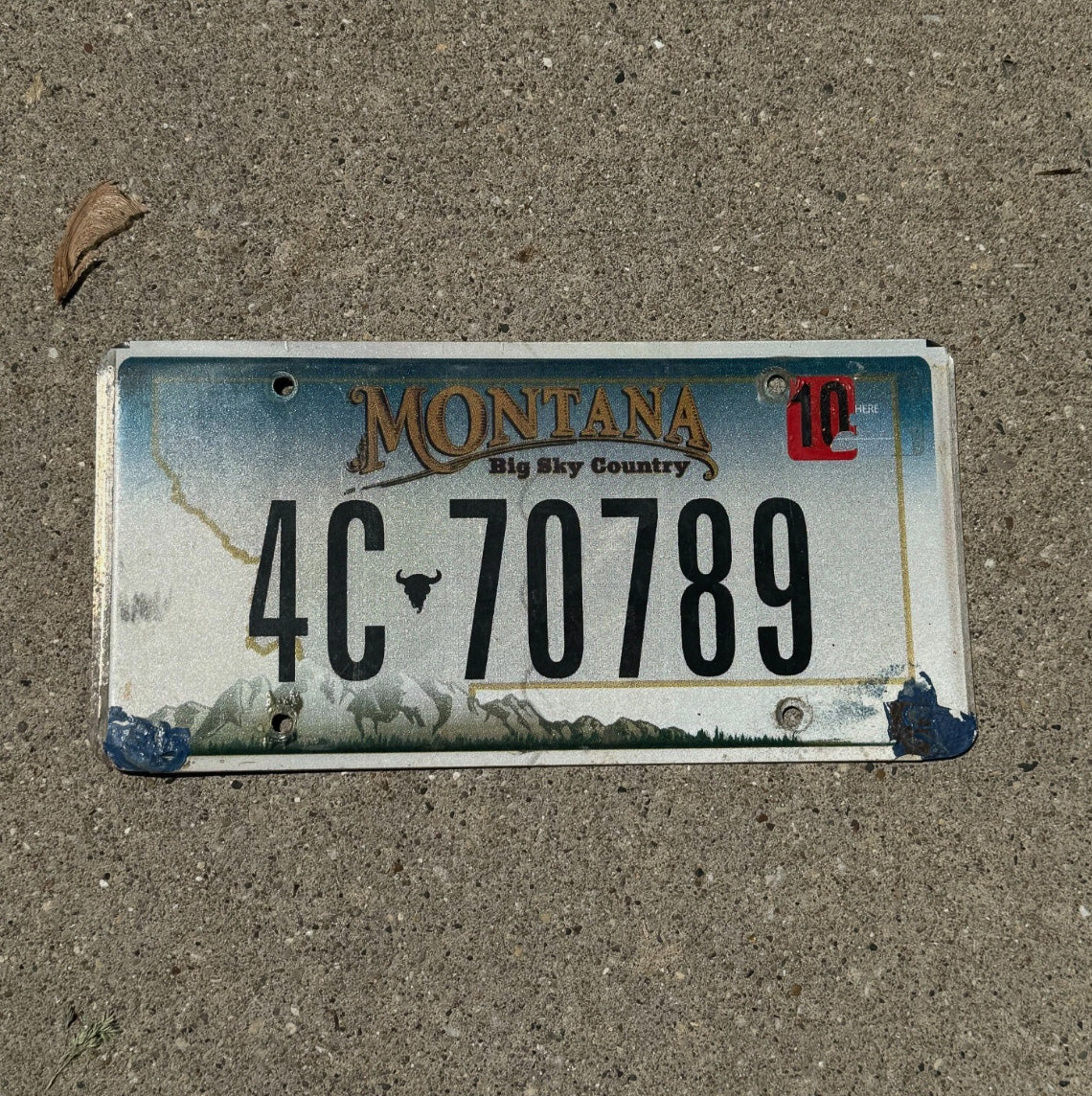 Photo of a 2006 Montana License Plate Auto Tag Garage Decor Vintage 4C 70789