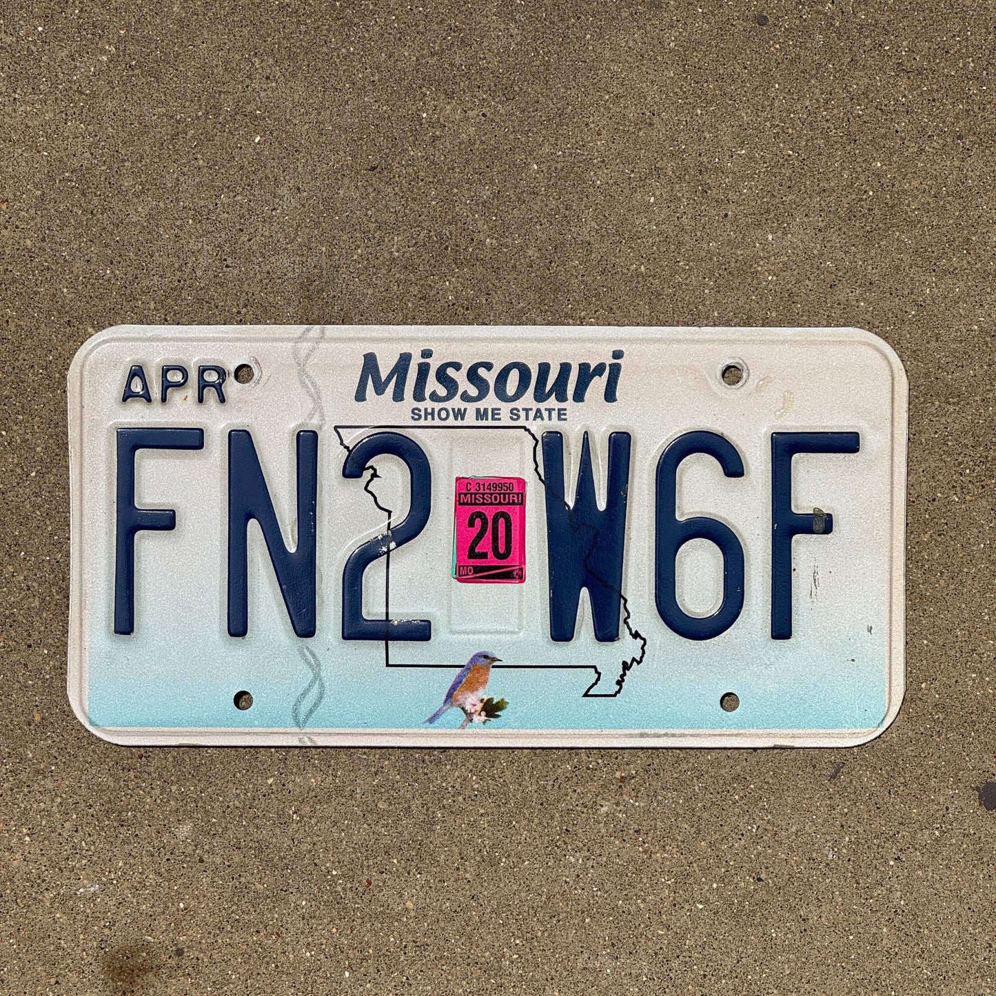 Photo of a 2009 2020 Missouri License Plate Auto Tag Garage Decor Vintage FN2 W6F