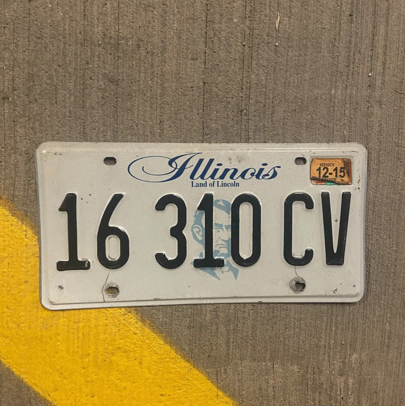 Photo of a 2009 Illinois Charitable Organization License Plate Auto Tag Charity 16 310 CV