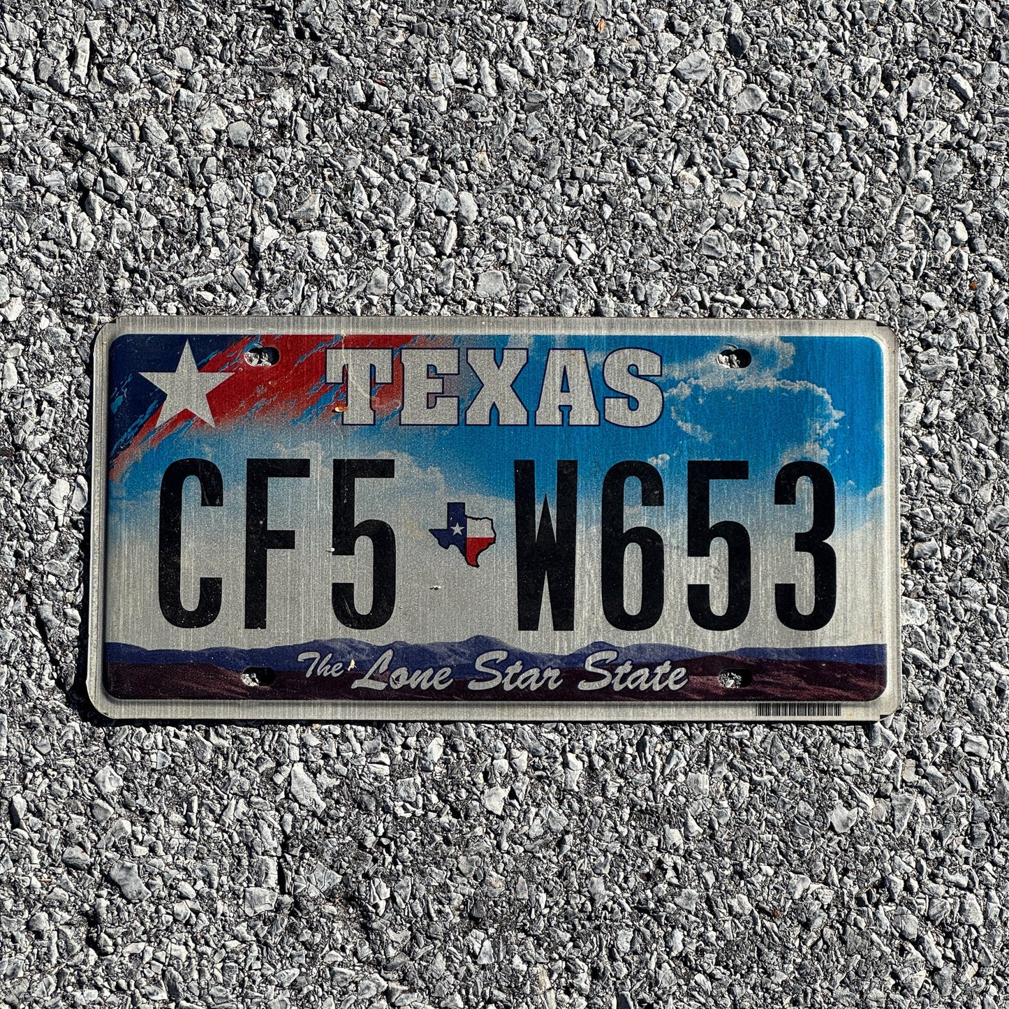 Photo of a 2009 Texas License Plate Auto Tag Garage Decor Vintage CF5W653