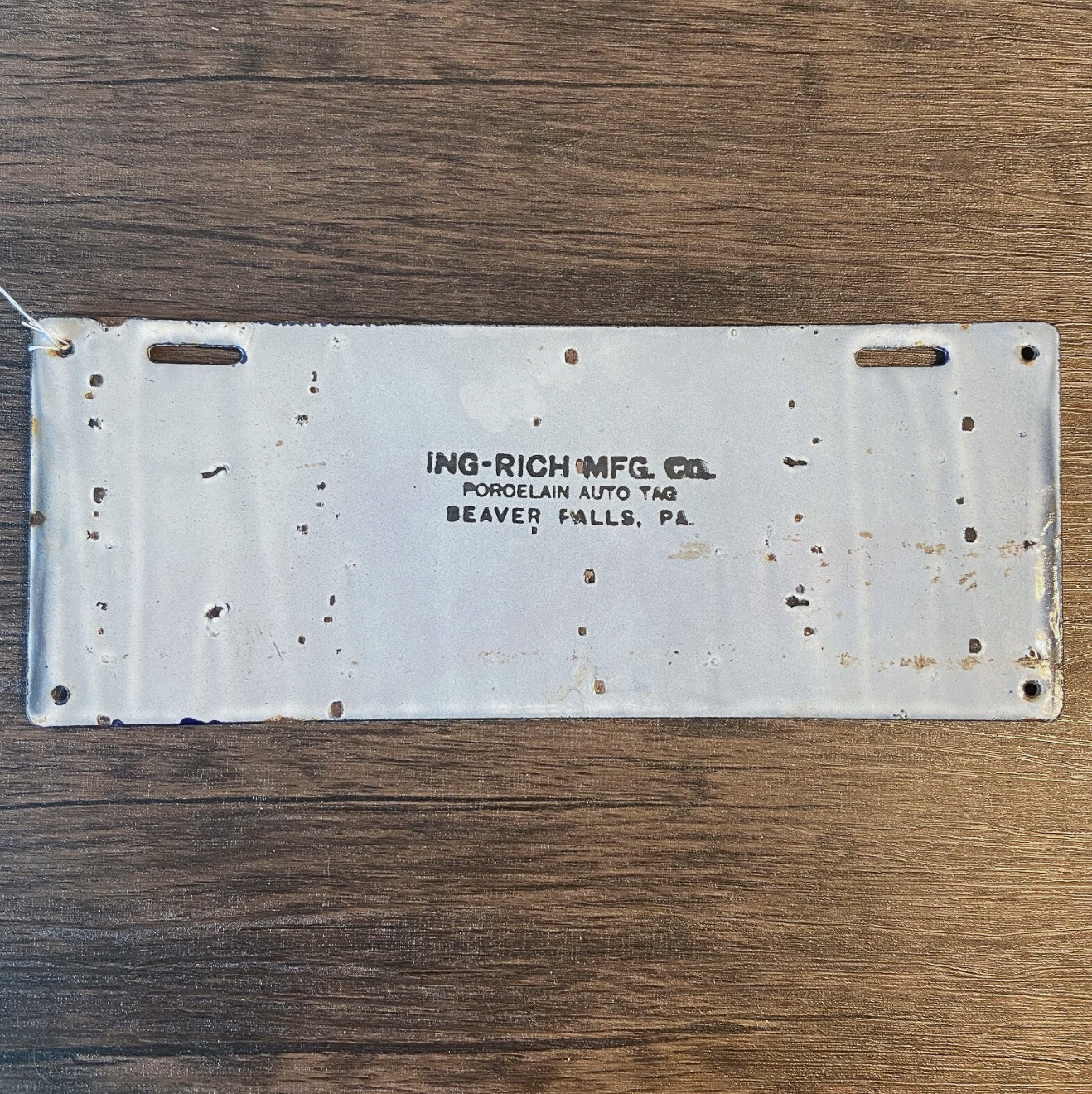 1914 Massachusetts Porcelain License Plate Auto Tag High Quality 38497