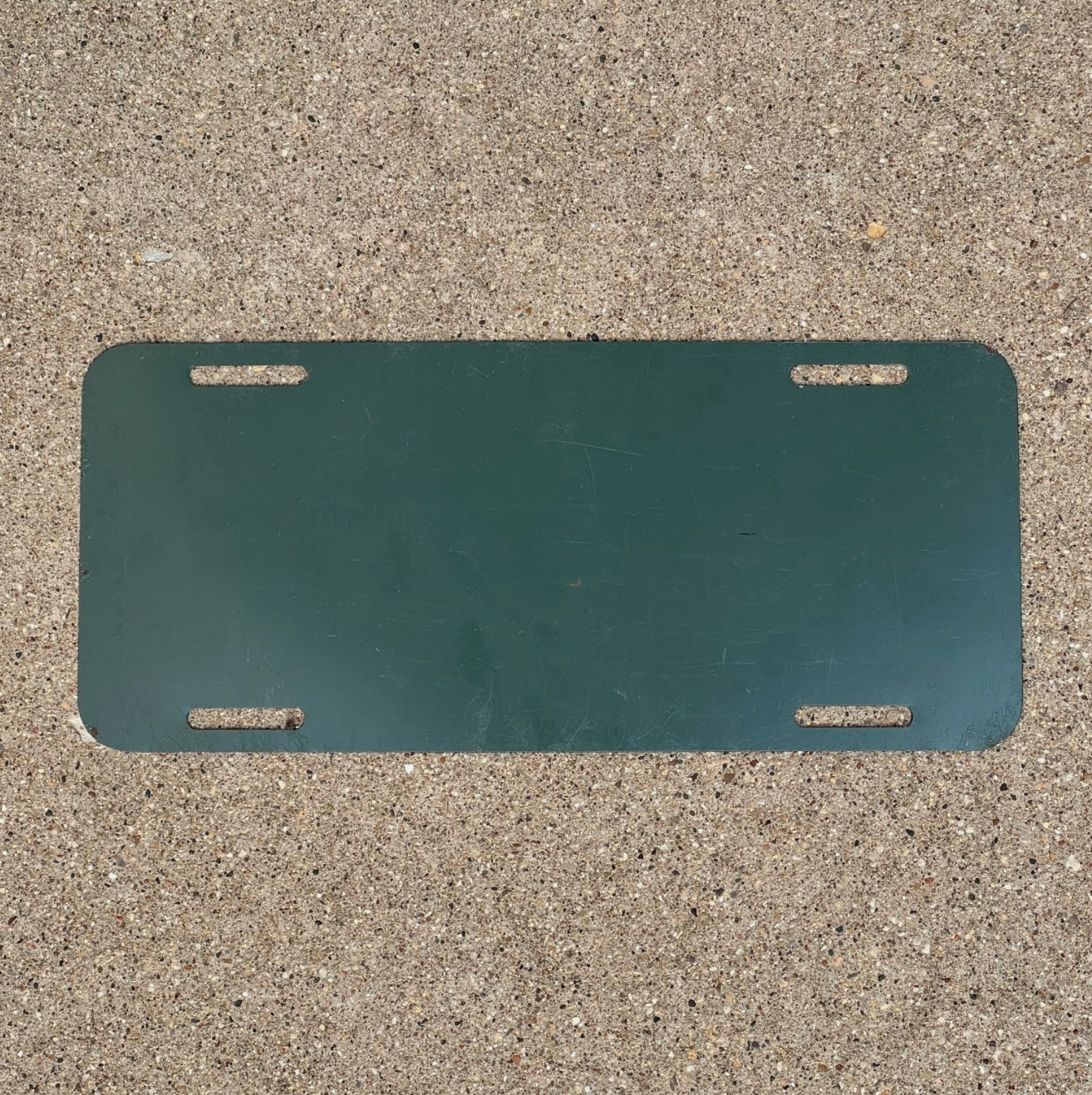 Reverse side of Indians booster plate