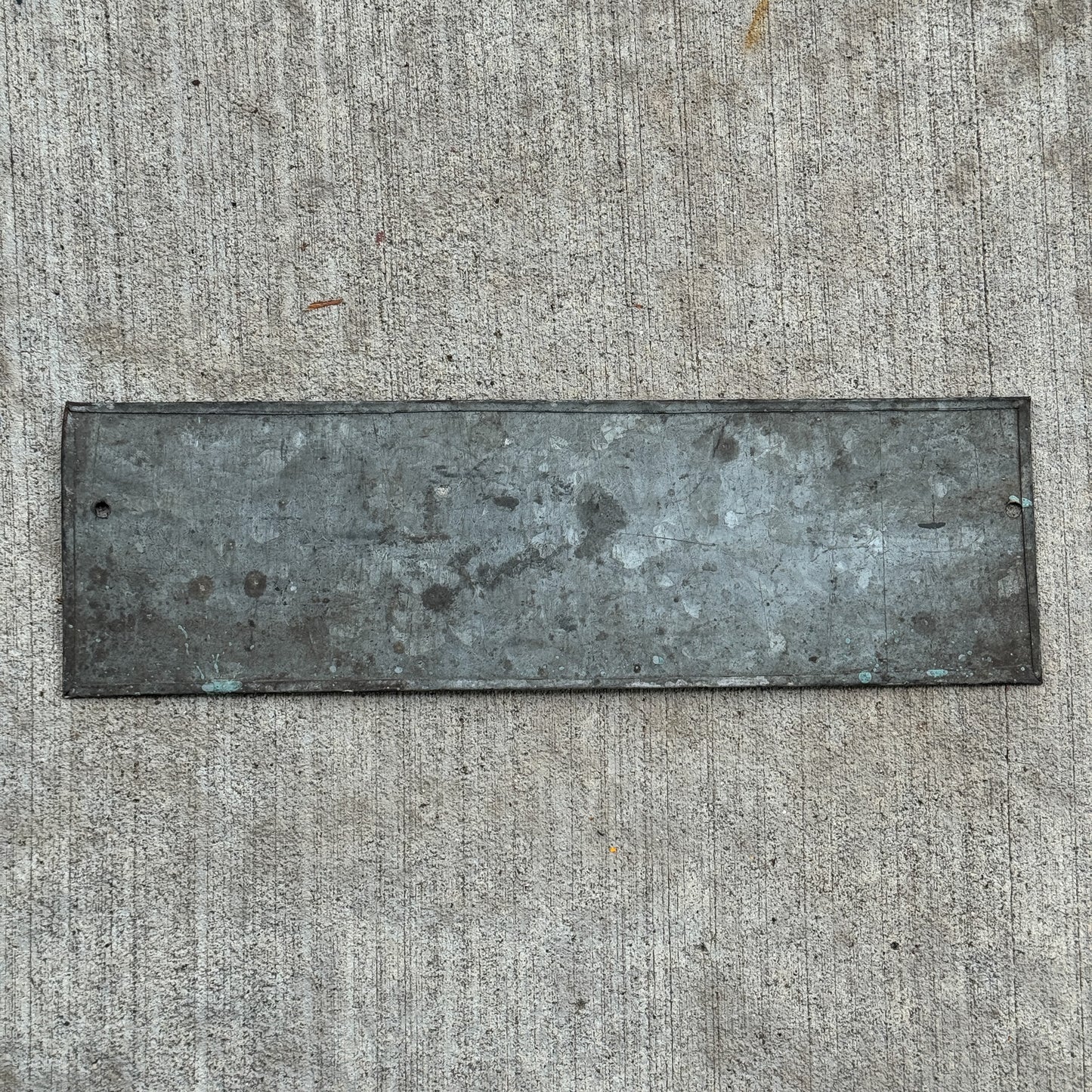 1908 Illinois Prestate License Plate Auto Tag Hand Painted Owner Made 37576