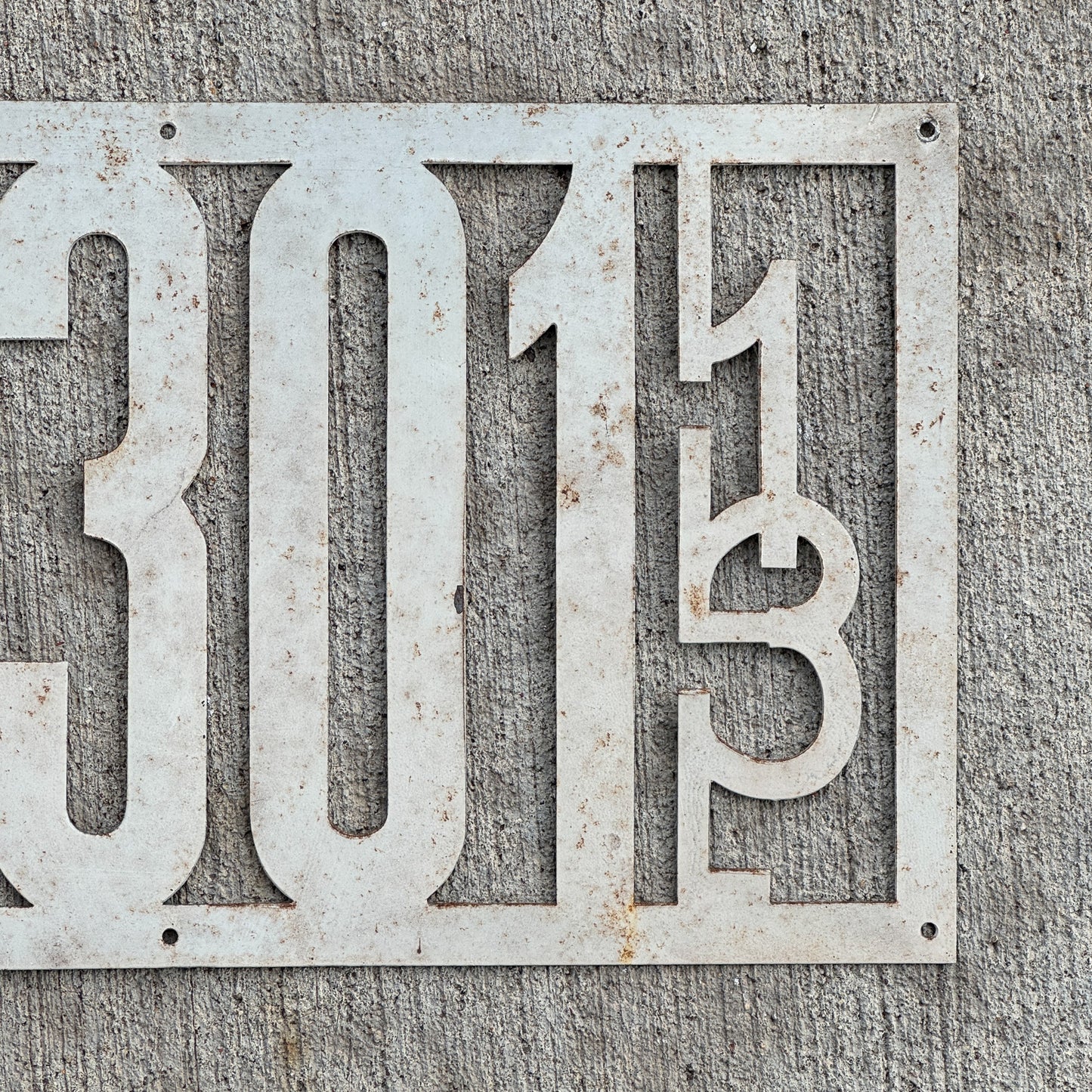 1913 Illinois License Plate Auto Tag Front Plate Stencil Design 57301