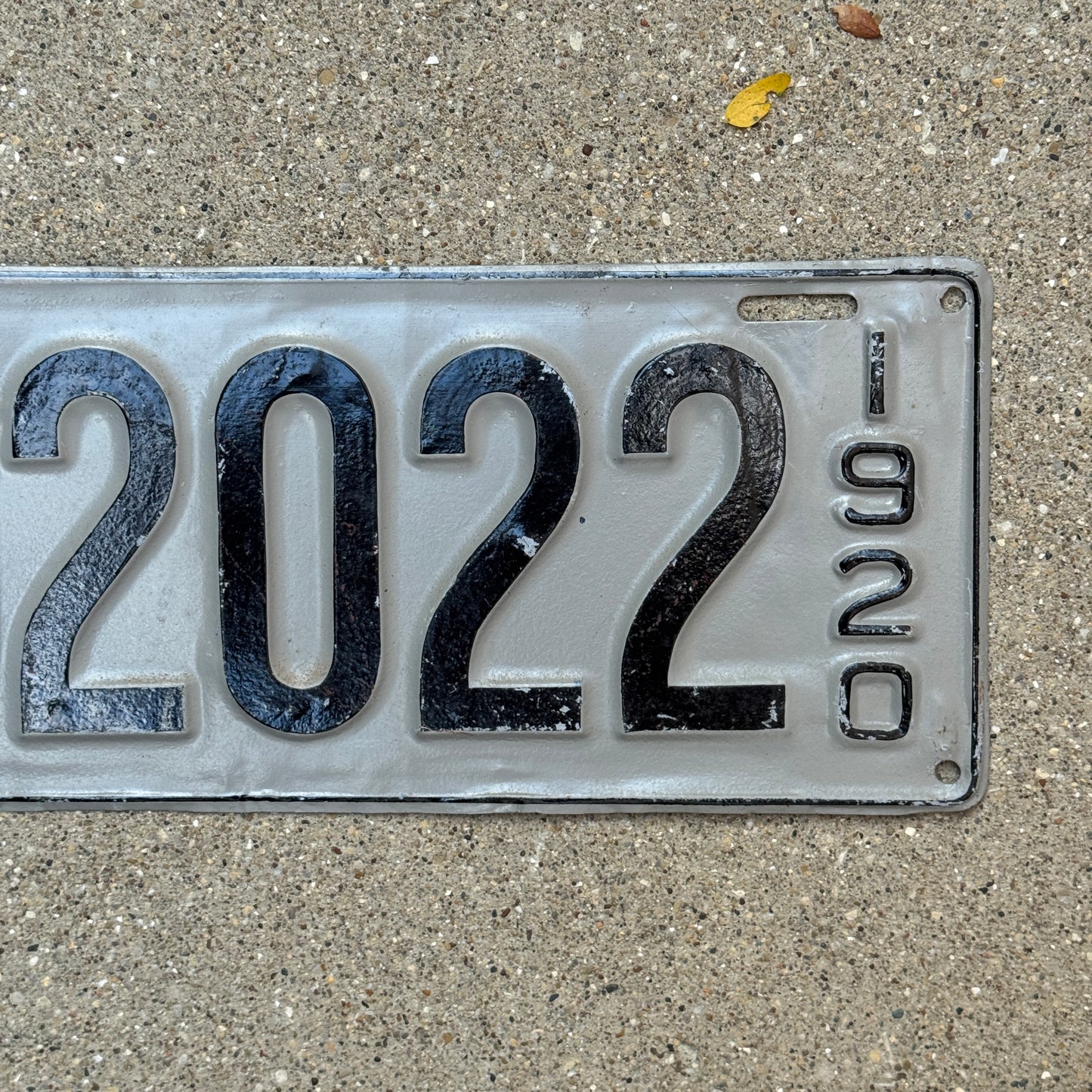 1920 Tennessee License Plate Auto Tag 92022