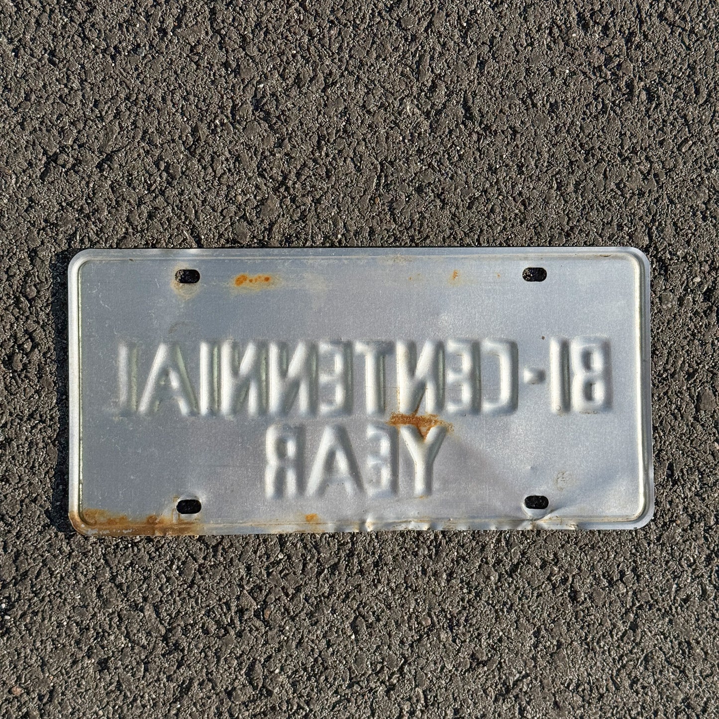 1976 Ford Bicentennial Year Booster License Plate Auto Tag Metal