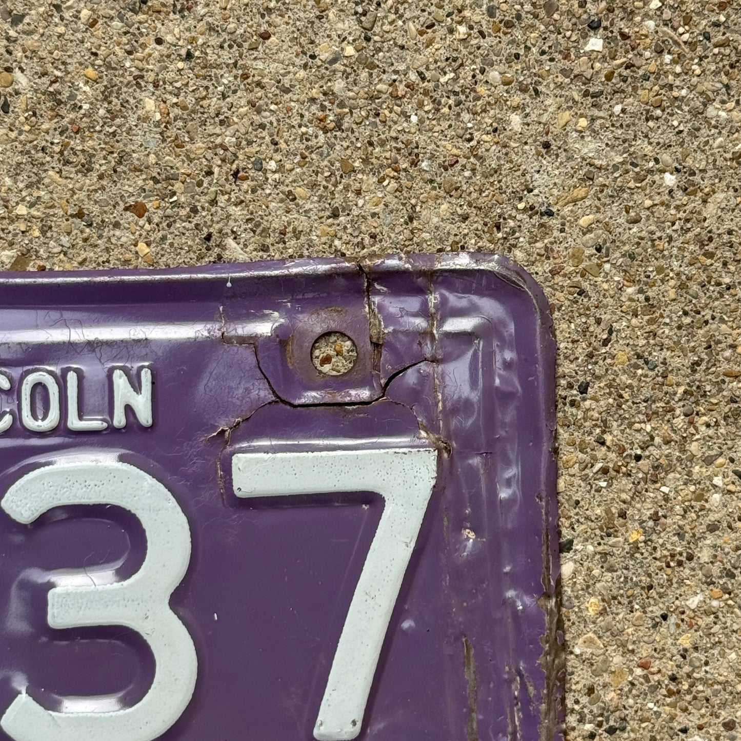 1964 Illinois Motorcycle License Plate Auto Tag 22737