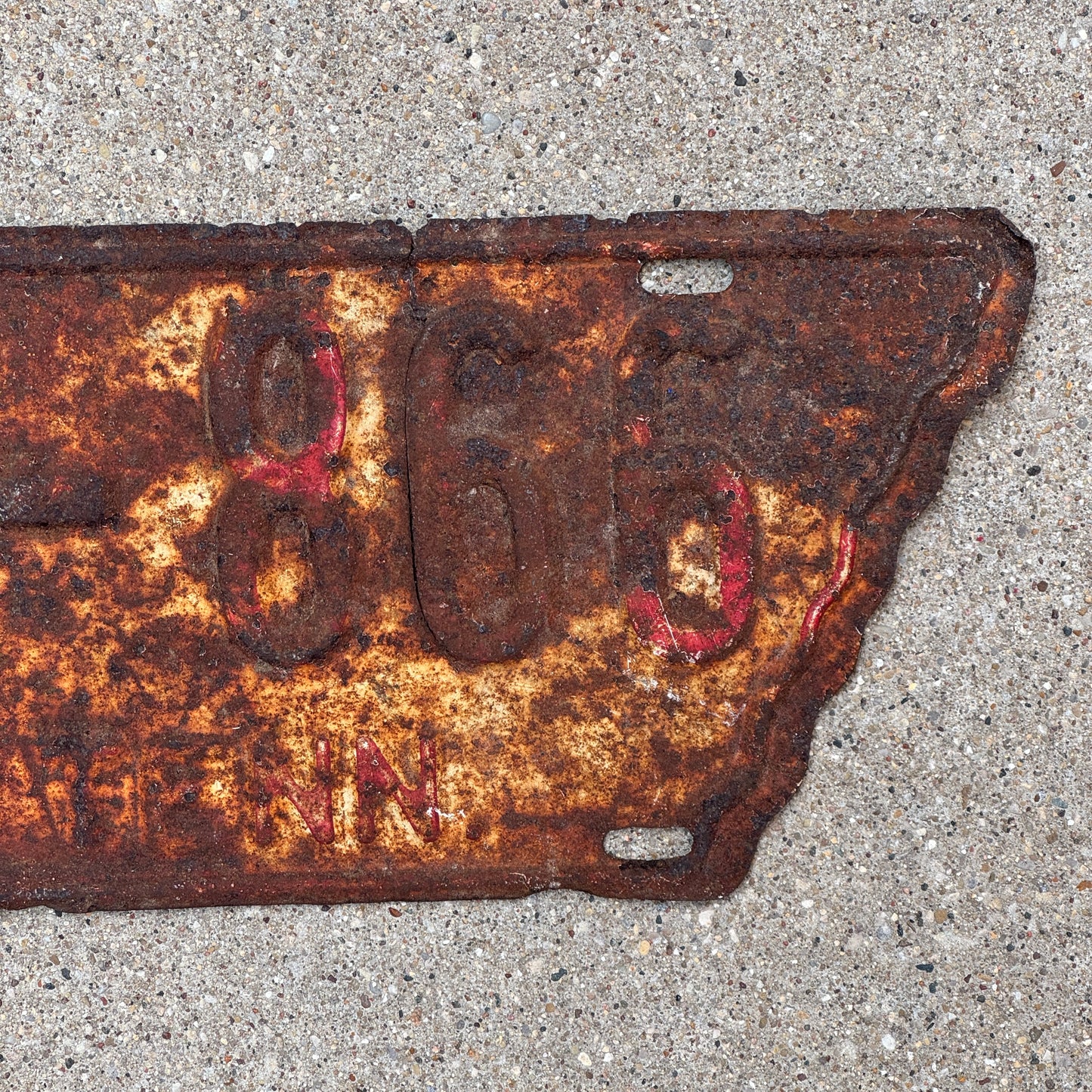 1955 Tennessee License Plate Auto Tag State Shape 14 866