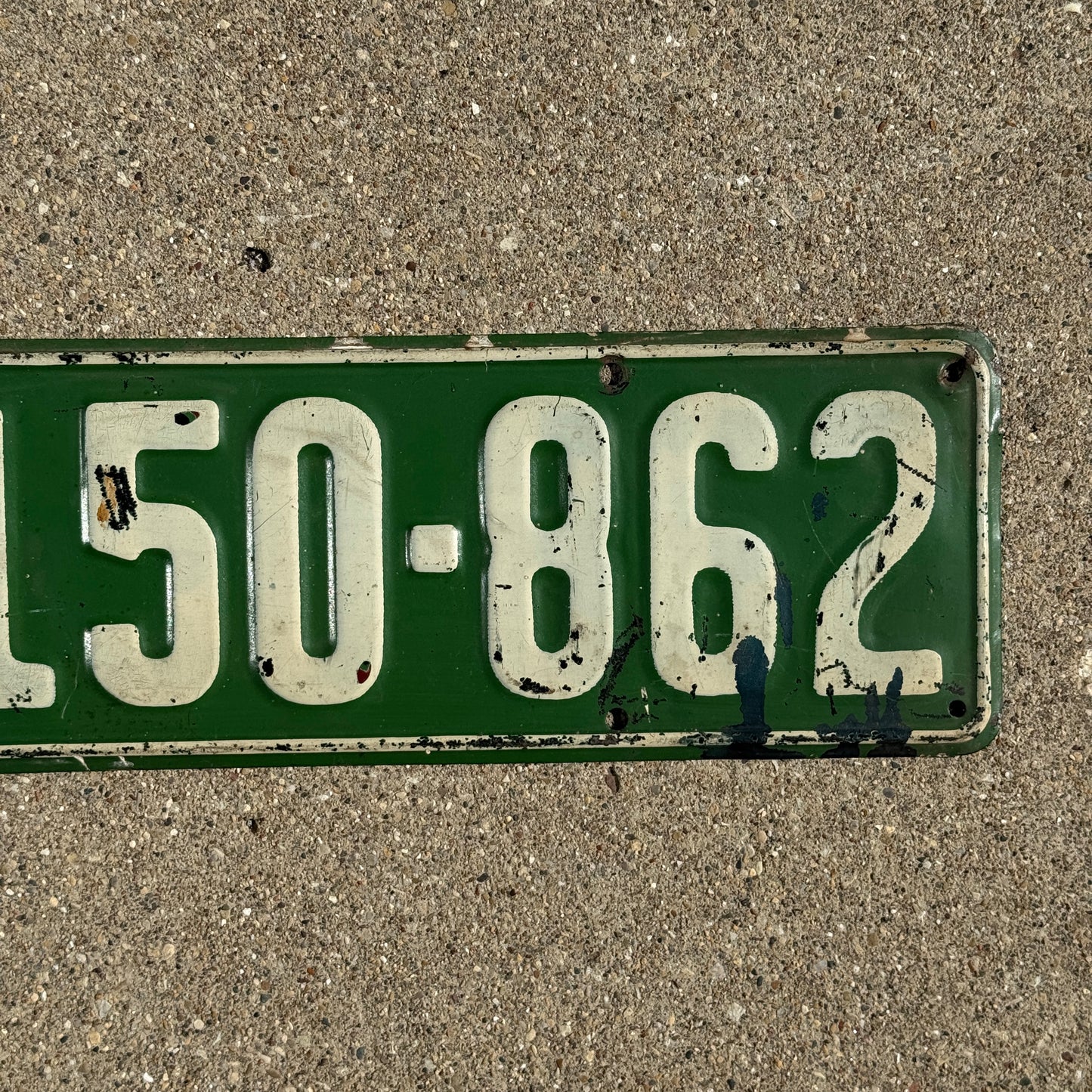 1924 California License Plate Auto Tag 1 150 862