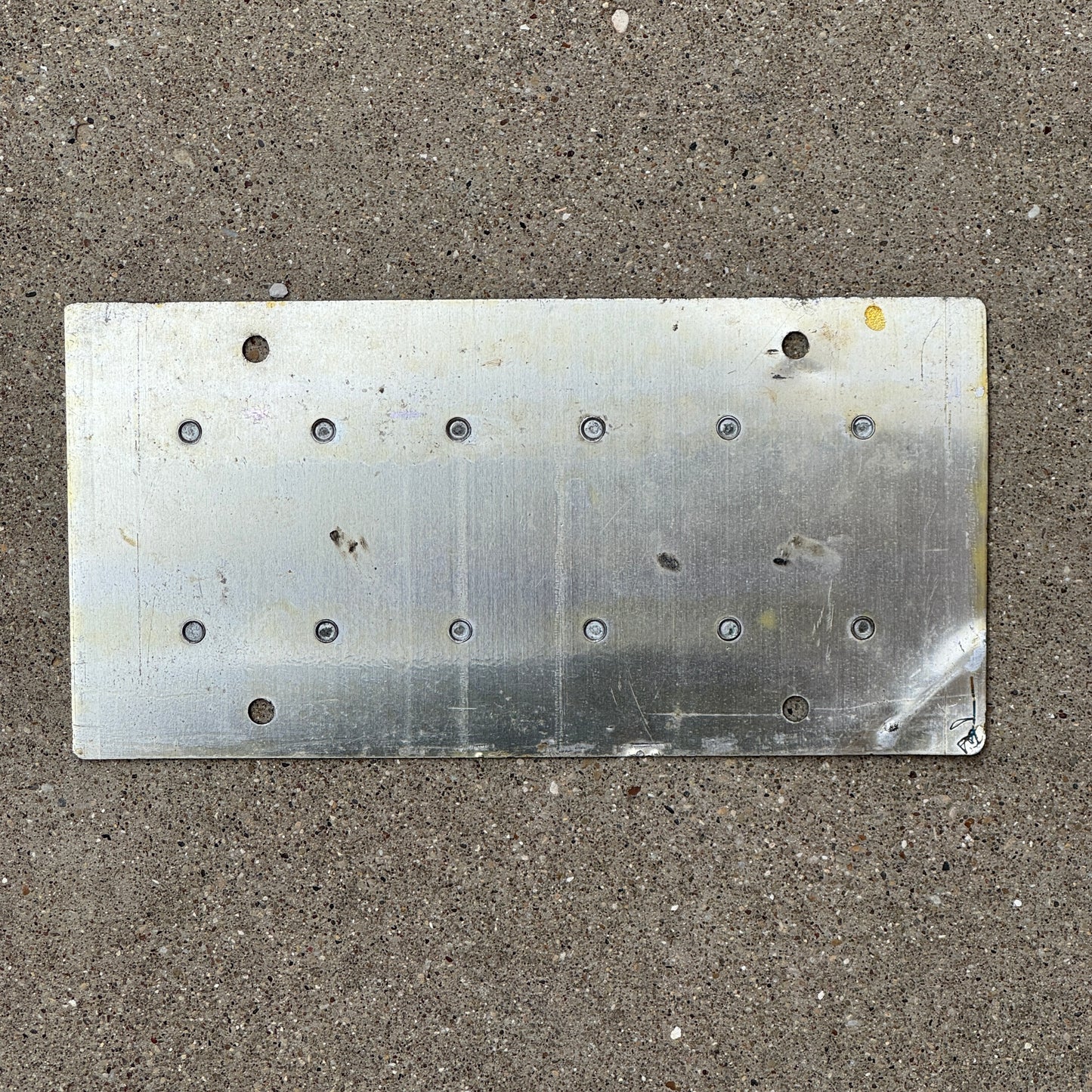 1962 Delaware License Plate Auto Tag Riveted 107446