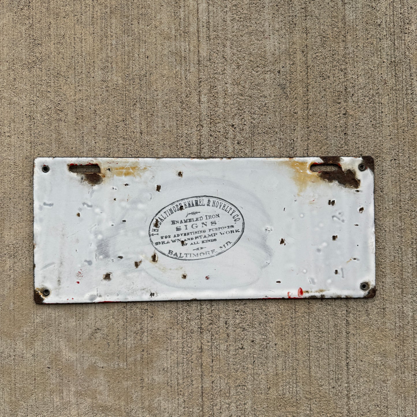 1914 North Carolina Porcelain License Plate Auto Tag High Quality Glossy 11073