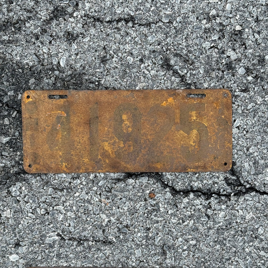 Photo of a 1917 Ohio License Plate Auto Tag Garage Decor Vintage Rustic 14925