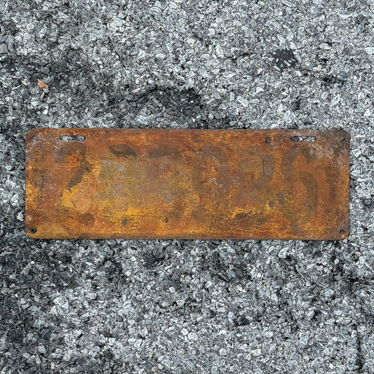 Photo of a 1917 Ohio License Plate Auto Tag Garage Decor Vintage Rustic 209936