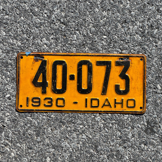 Photo of a 1930 Idaho License Plate Auto Tag Garage Decor Vintage Ford Model A Year 40 073