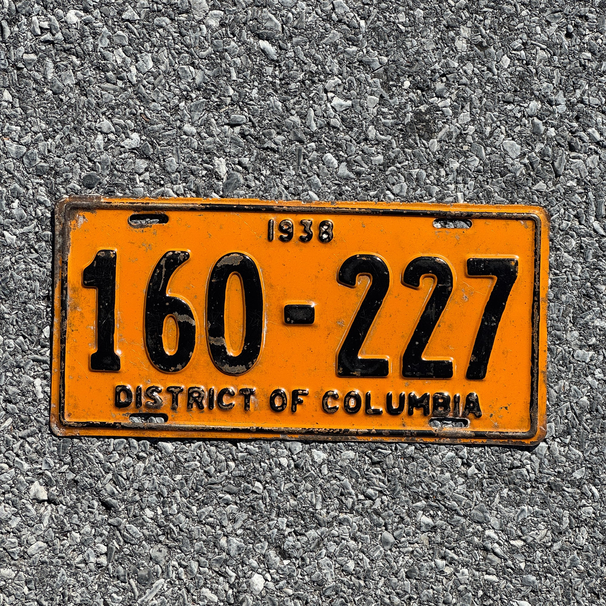 Dc Tag Examples 1938 Washington DC License Plate Auto Tag 160 227 – License Plate ...