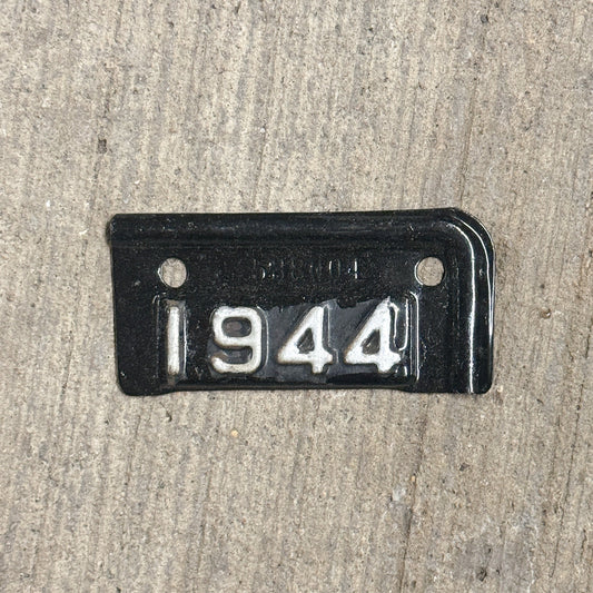 1944 Maryland Registration Tab License Plate Auto Tag 538004