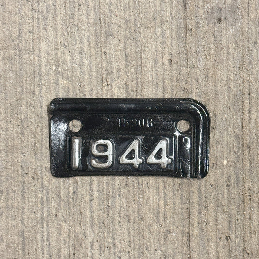 1944 Maryland Registration Tab License Plate Auto Tag 545306