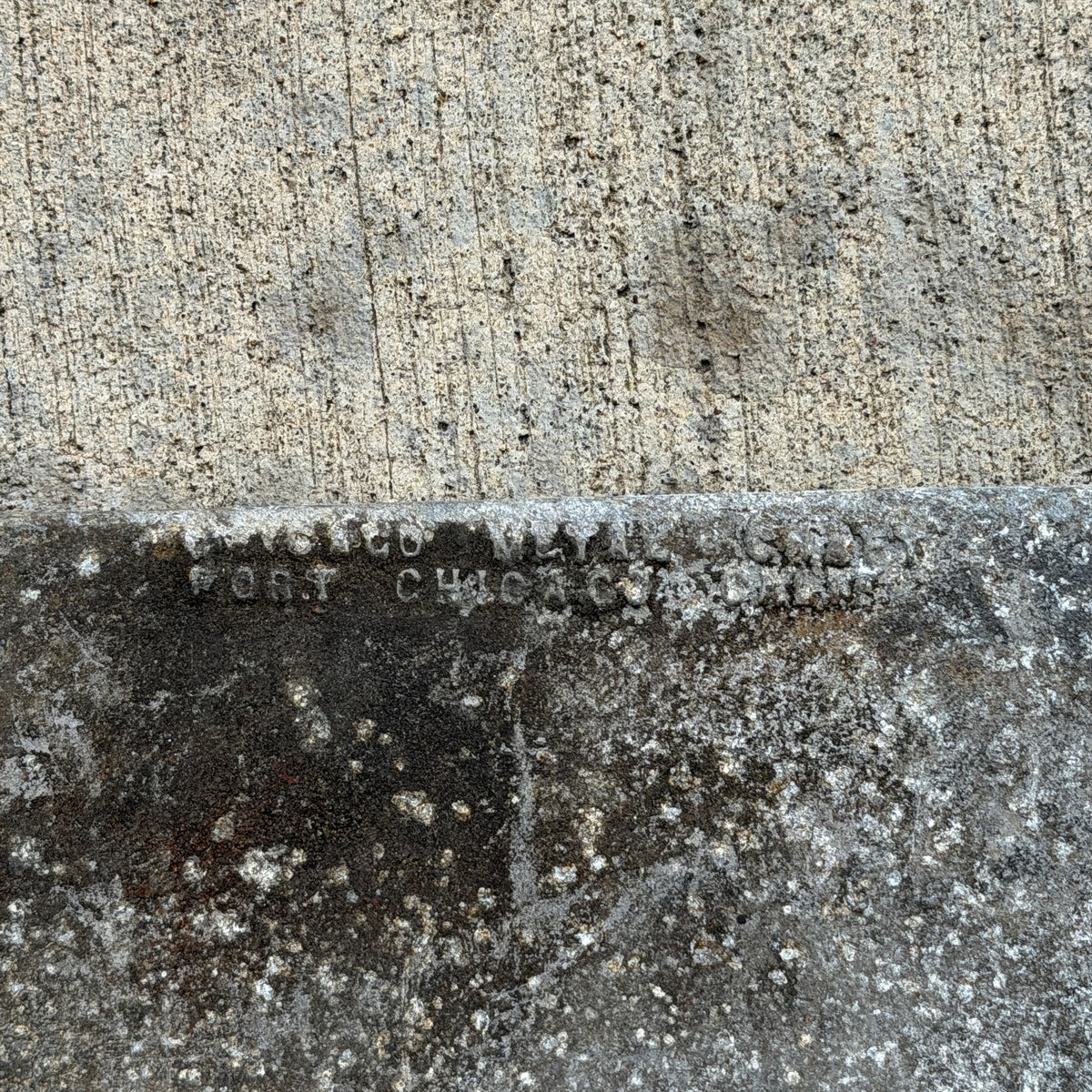 Photo of a 1950 Era New York Booster License Plate Auto Tag Garage Decor Vintage Cast Aluminum Plaque Chicago Metal Craft Inc California Road Jesters Car Club Clown Joker with original patina
