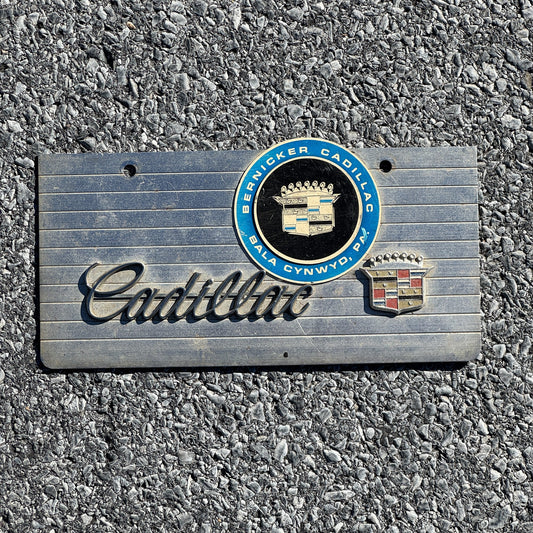 Photo of a 1970 Era Pennsylvania Booster License Plate Auto Tag Garage Decor Vintage Metal Bala Cynwyd Cadillac