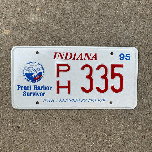 Photo of a 1971 Indiana License Plate Auto Tag Garage Decor Vintage PH 335