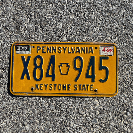 Photo of a 1977 1998 Pennsylvania License Plate Auto Tag Garage Decor Vintage X 84945
