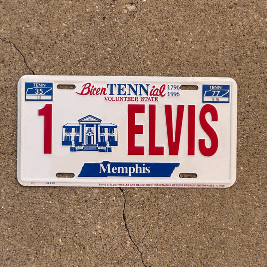 Photo of a 1977 Tennessee Booster License Plate Auto Tag Garage Decor Vintage Tag 1 1 ELVIS