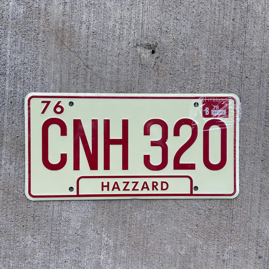 Photo of a 1978 Georgia Souvenir License Plate Auto Tag Garage Decor Vintage Vintage Style NOS Dukes Hazzard CNH 320