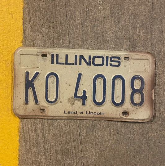 Photo of a 1979 Illinois License Plate Auto Tag Garage Decor Vintage K0 4008