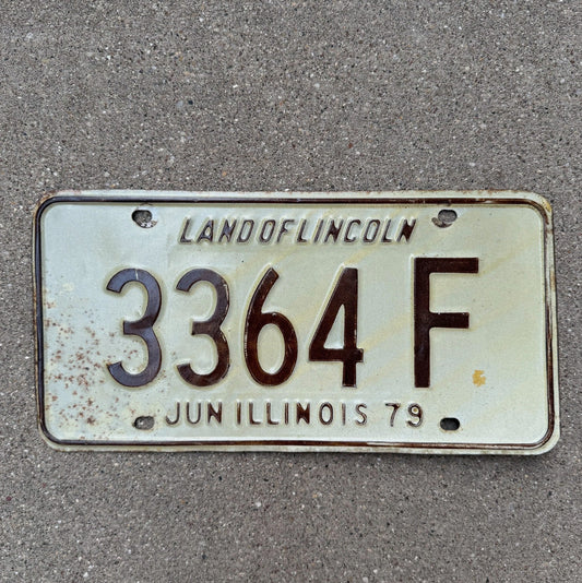 Photo of a 1979 Illinois TRUCK License Plate Auto Tag Garage Decor Vintage License Plate Auto Tag Garage Decor 3364 F