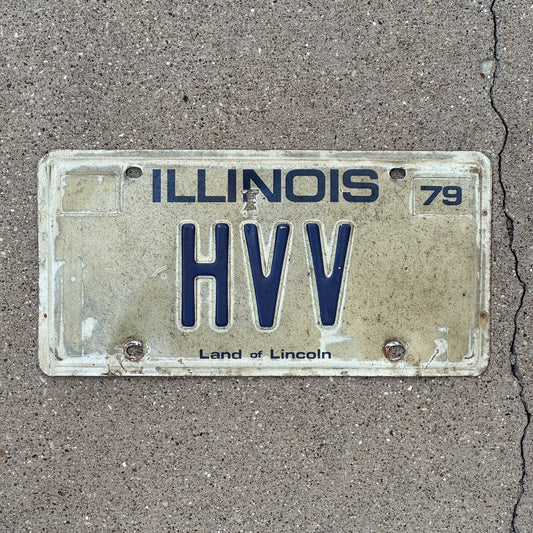 Photo of a 1979 Illinois Vanity License Plate Auto Tag 1 Garage Decor HVV