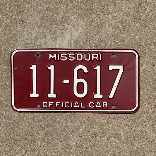 Photo of a 1979 Missouri Official Car License Plate Auto Tag Garage Decor Vintage 11 617