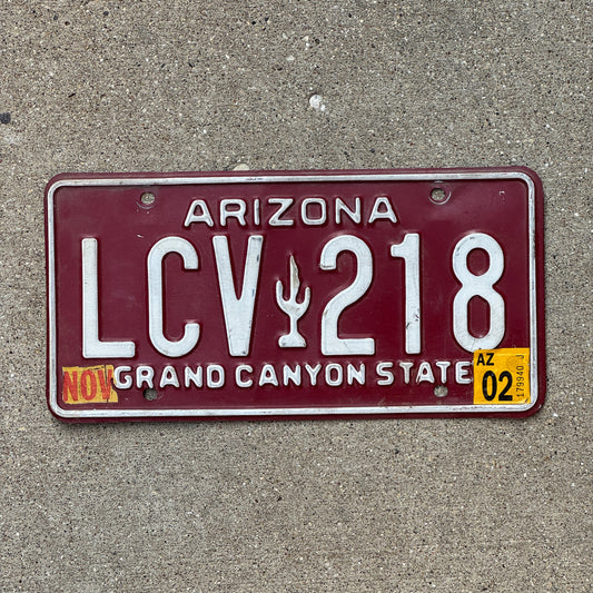 Photo of a 1980 Arizona License Plate Auto Tag Garage Decor Vintage LCV 218