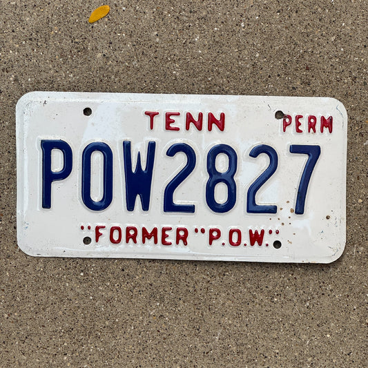 Photo of a 1985 Tennessee Prisoner of War License Plate Auto Tag Garage Decor Vintage POW 2827