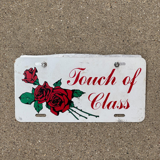 Photo of a 1990 Era Auto Tag Garage Decor Vintage Touch of Class