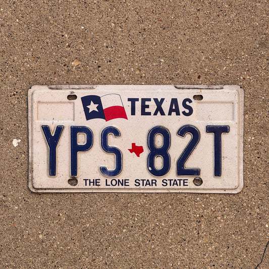 Photo of a 1991 Texas License Plate Auto Tag Garage Decor Vintage YPS 82T