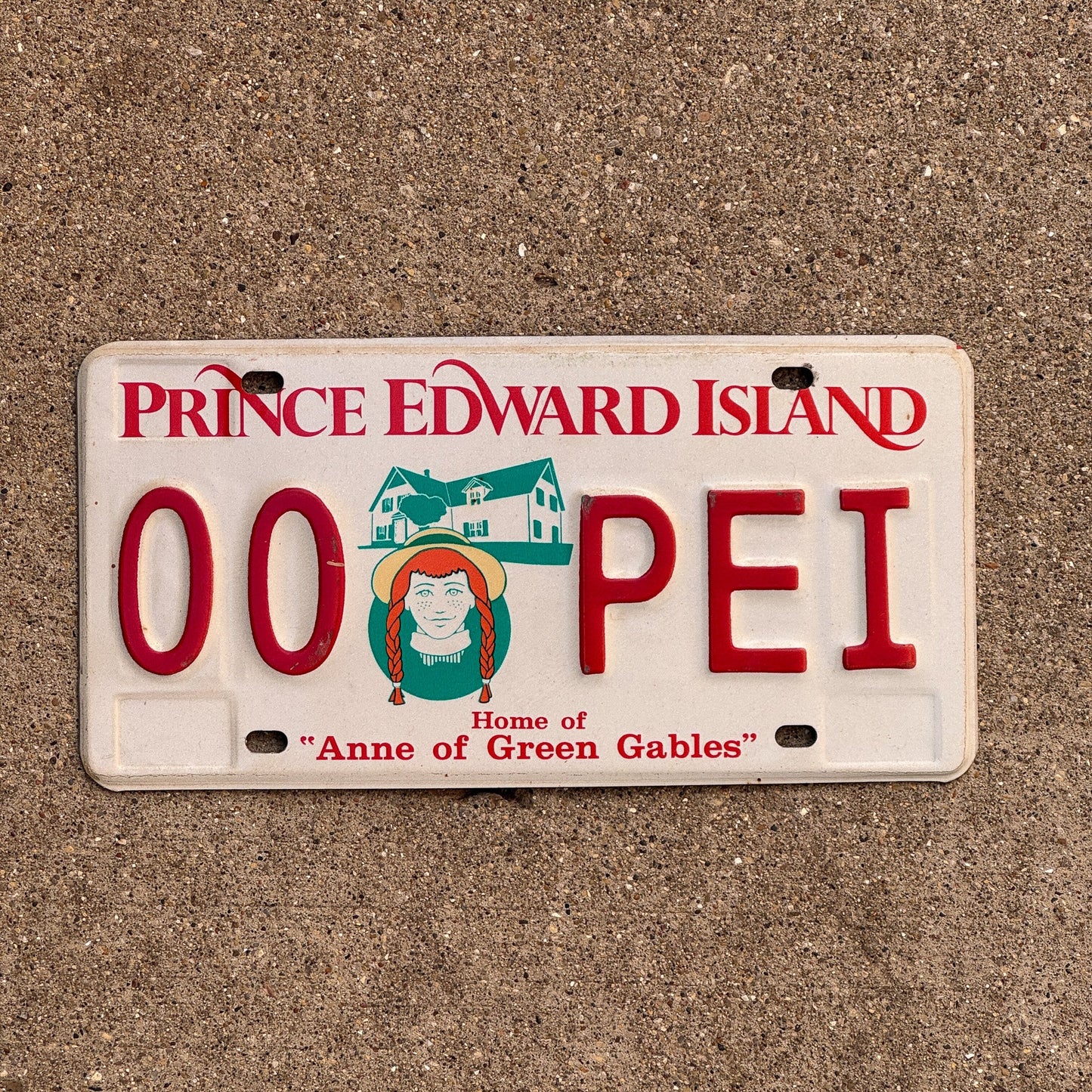 Photo of a 1993 Prince Edward Island SAMPLE License Plate Auto Tag Garage Decor Vintage 00 PEI
