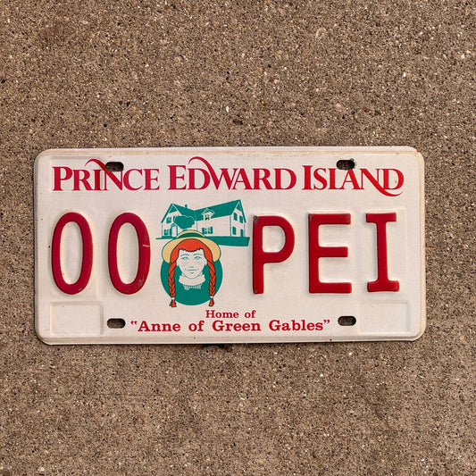 Photo of a 1993 Prince Edward Island SAMPLE License Plate Auto Tag Garage Decor Vintage 00 PEI